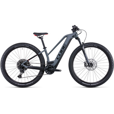 Mountain Bike eléctrica CUBE REACTION HYBRID EXC 625 29" TRAPEZ Mujer Gris 2022 0